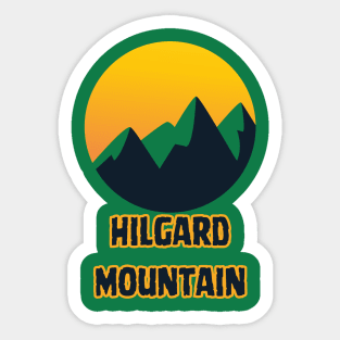 Hilgard Mountain Sticker